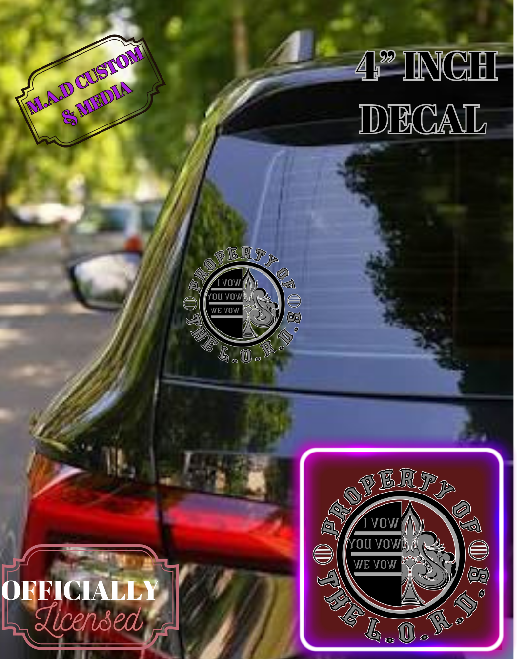 OFFICIALLY LICENSED SHANTEL TESSIER CAR DECALS (Copy)