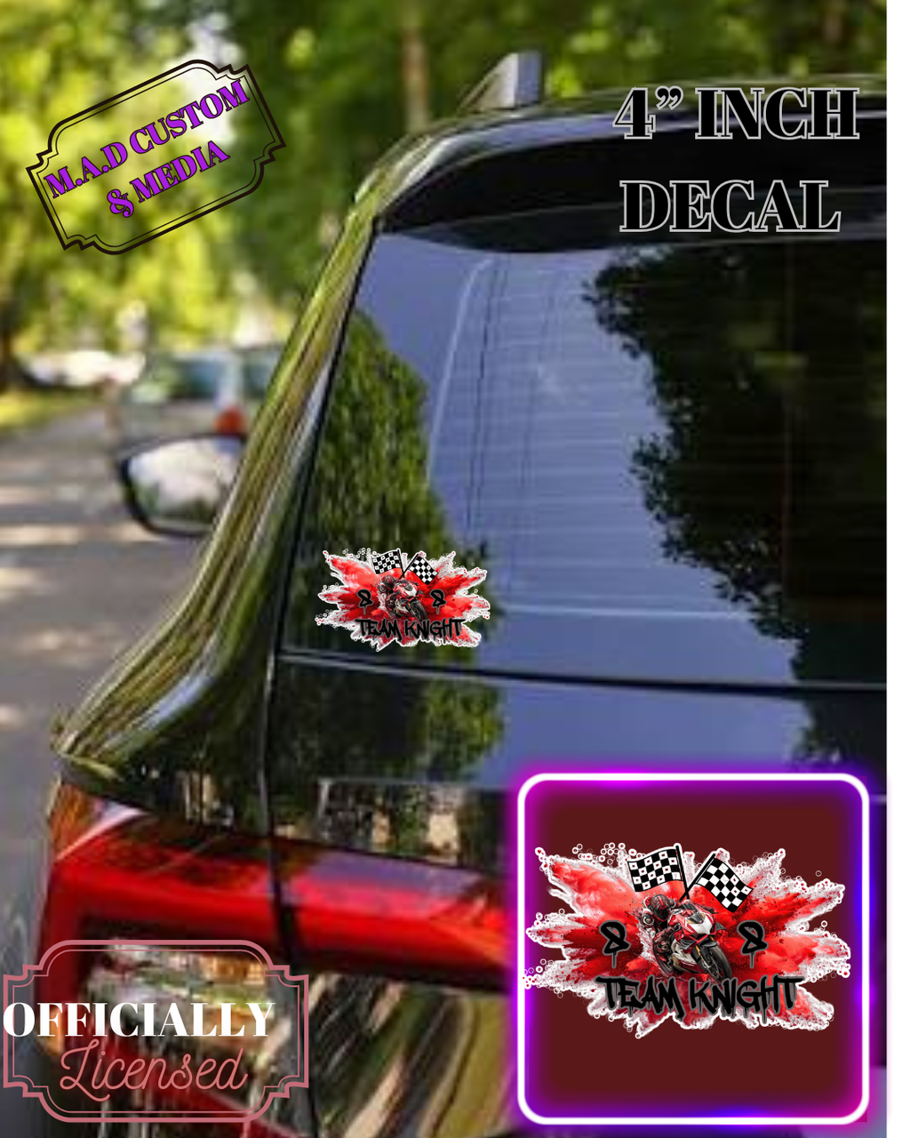 OFFICIALLY LICENSED SHANTEL TESSIER CAR DECALS (Copy)
