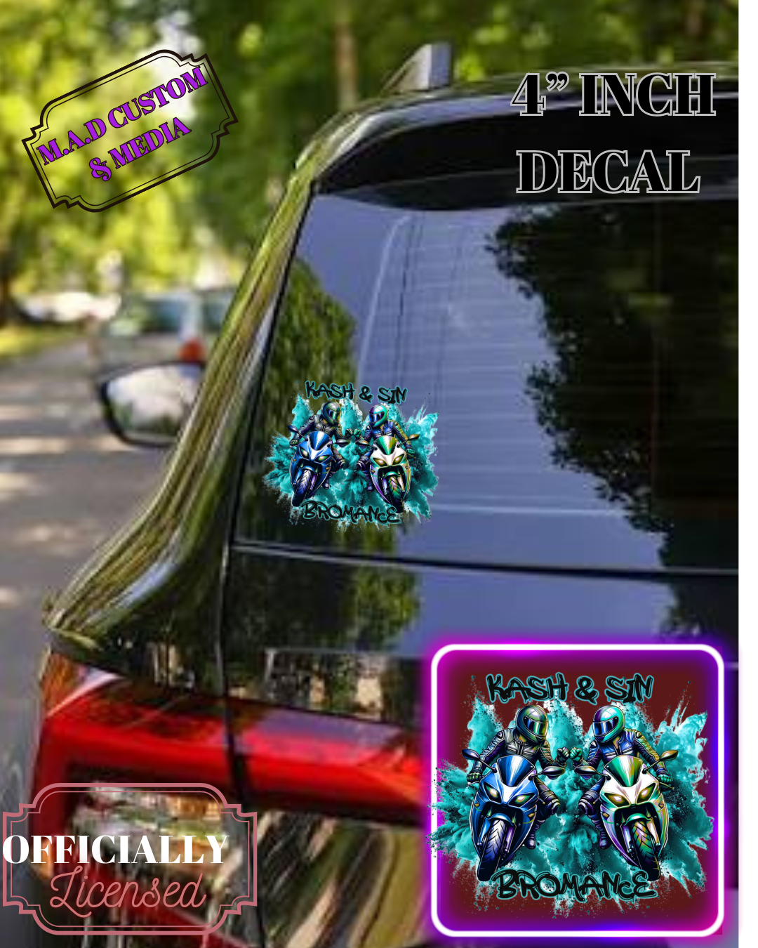 OFFICIALLY LICENSED SHANTEL TESSIER CAR DECALS (Copy)