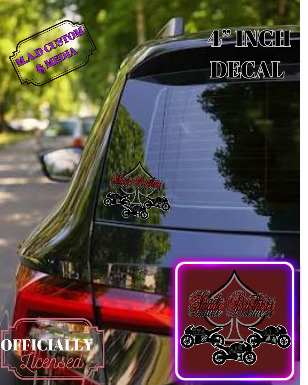 OFFICIALLY LICENSED SHANTEL TESSIER CAR DECALS (Copy)