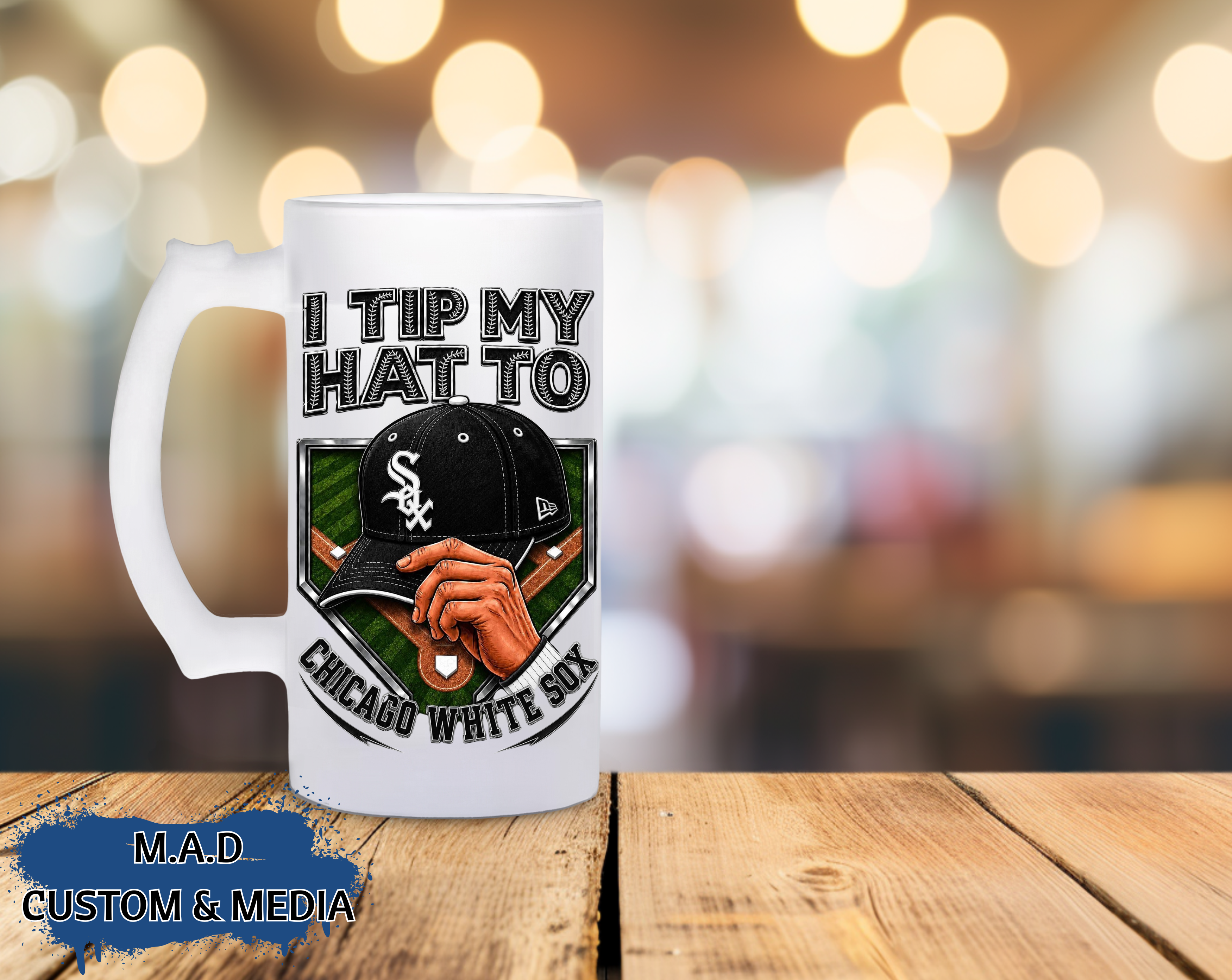 I TIP MY HAT TO BEER MUG