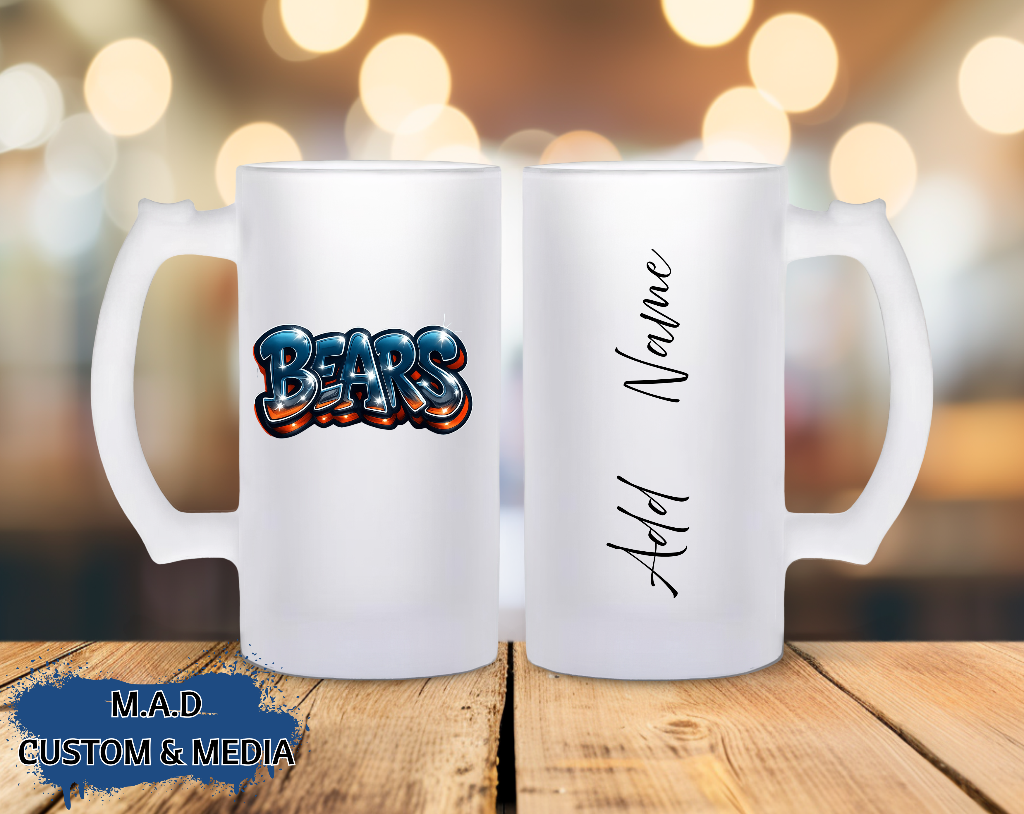 GRAFFITTI BEARS BEER MUG