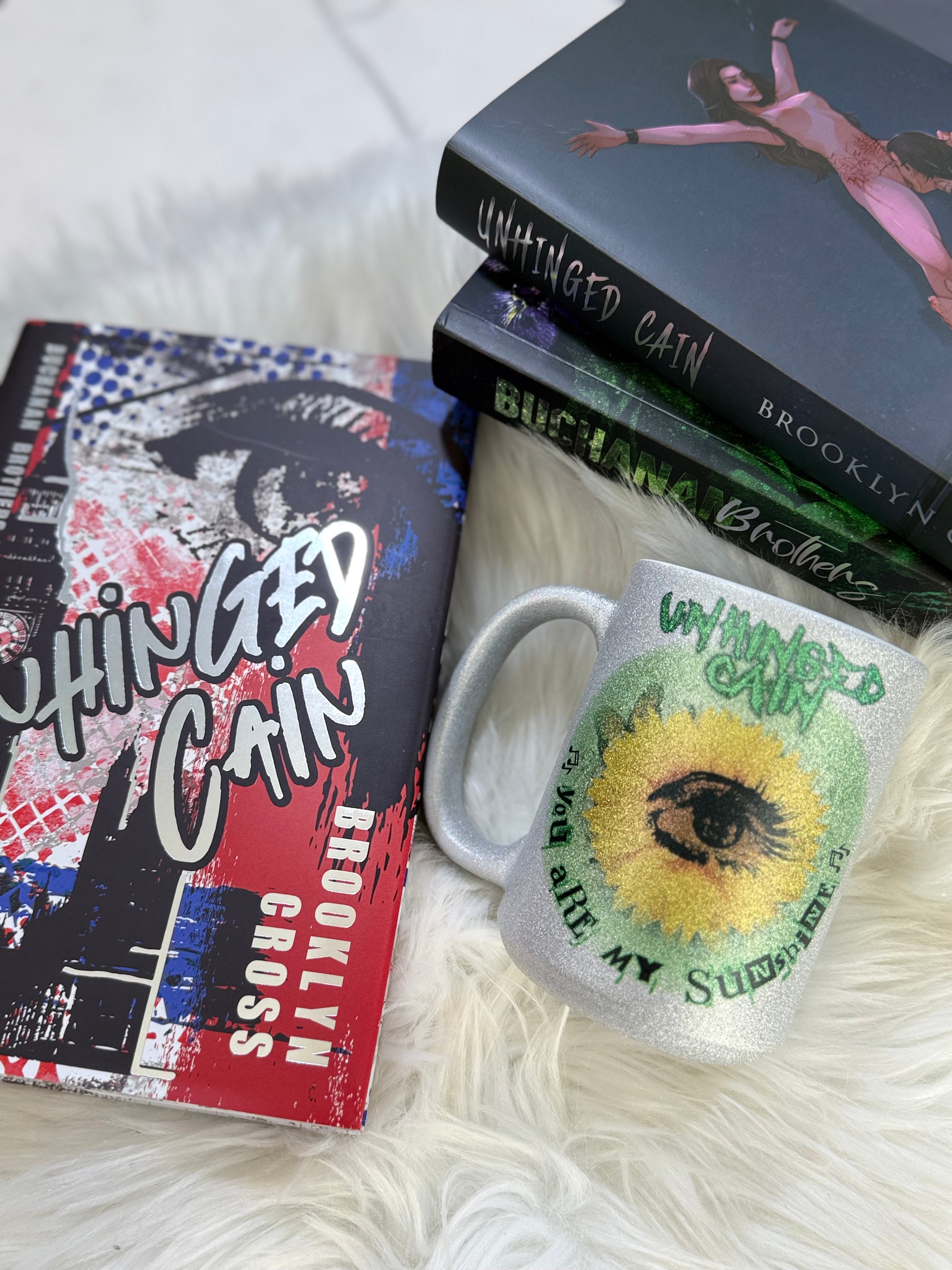 OFFICIALLY LICENSED  UNHINHED CAIN GLITTER MUG
