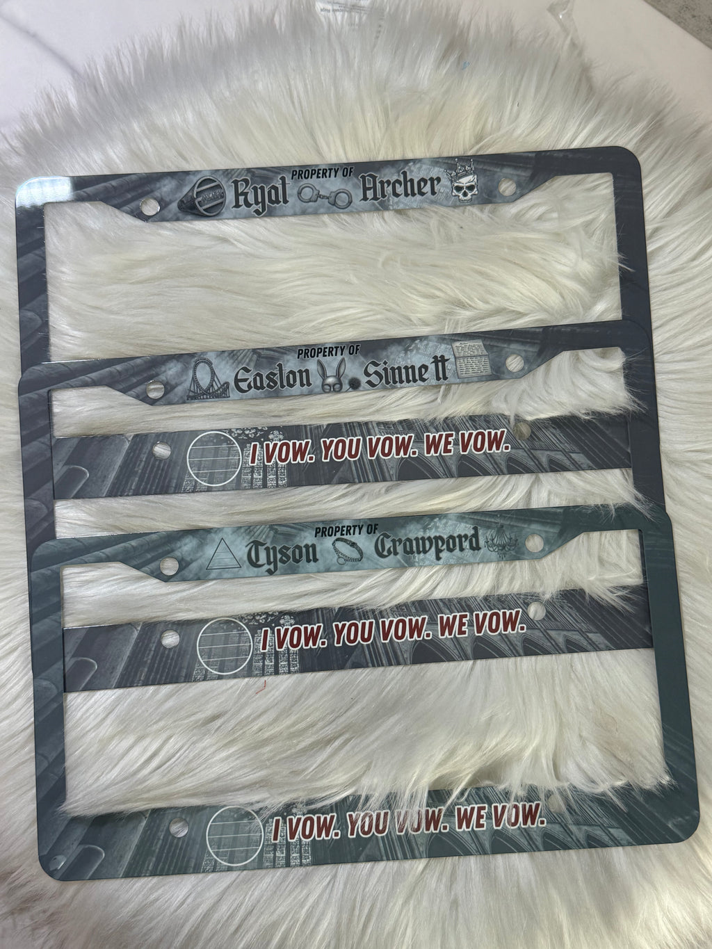 LORDS & SPADES LICENSE PLATES