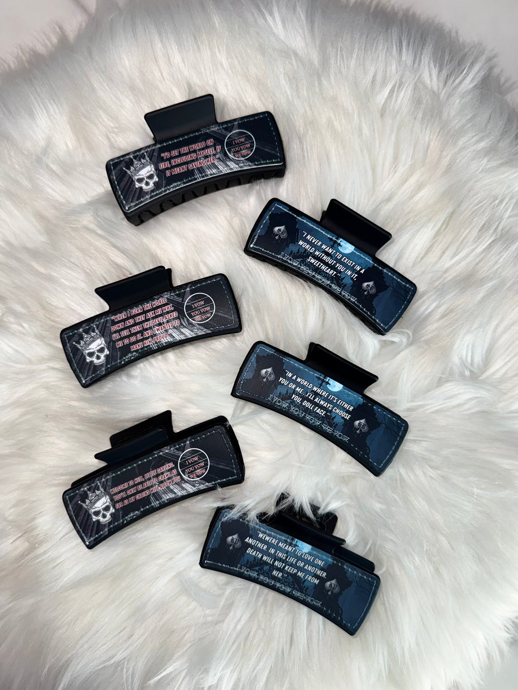 LORDS & SPADE HAIR CLIPS