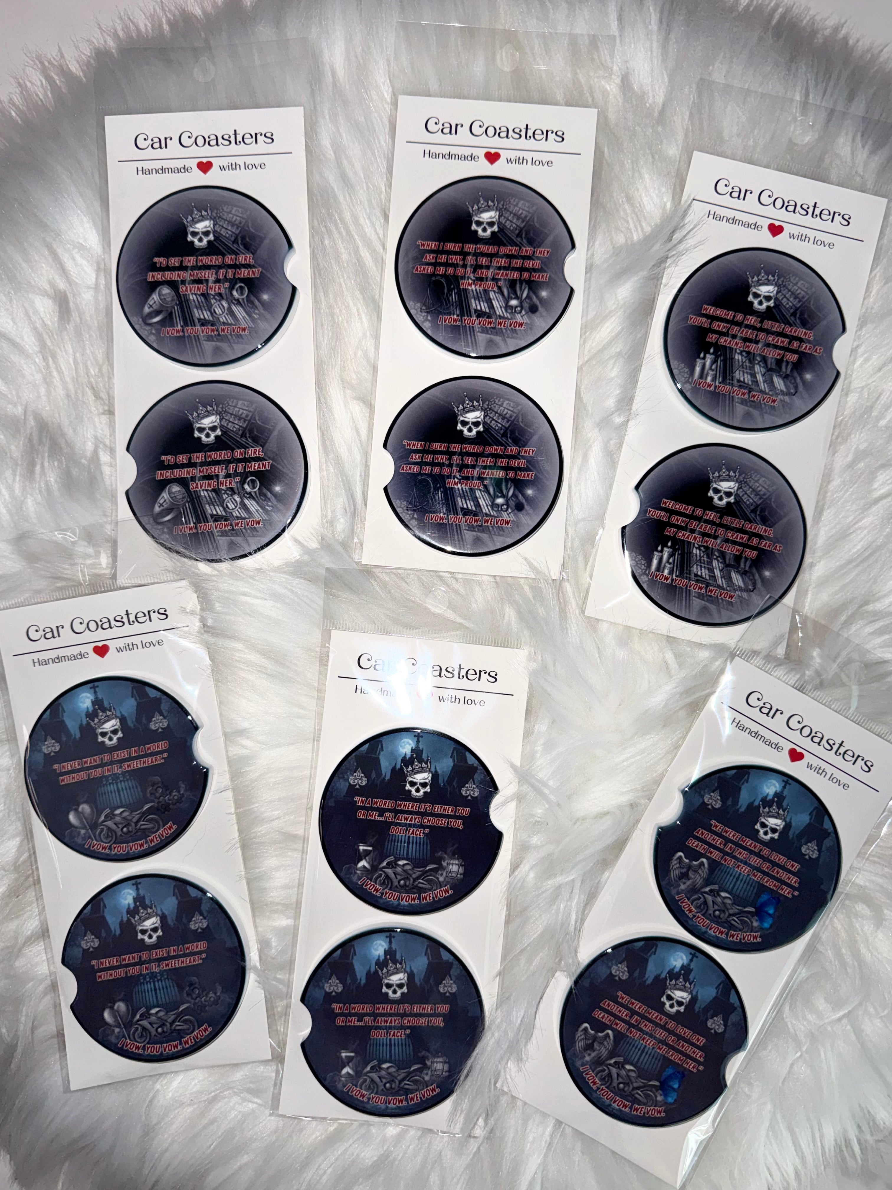 LORDS/ SPADES CAR COASTERS