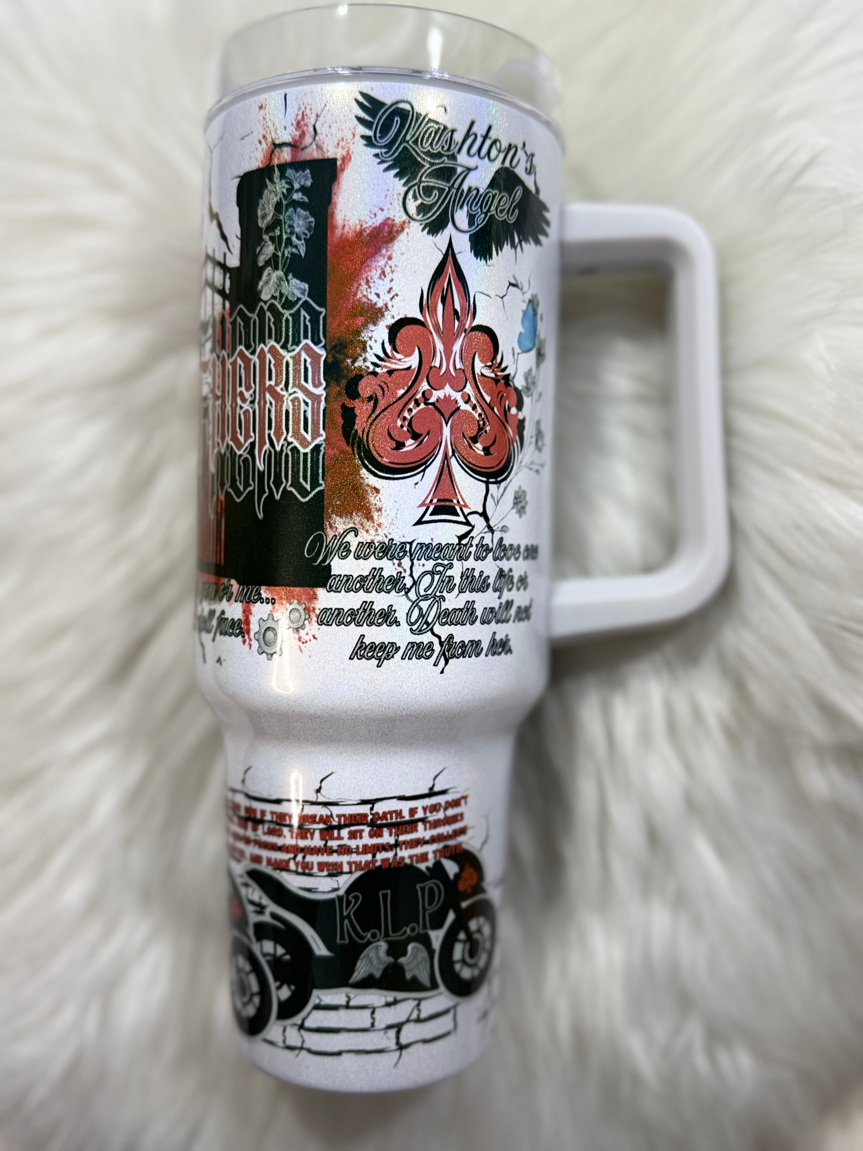 OFFICIALLY LICENSED 40OZ SHIMMER SPADE BROTHERS TUMBLER (Copy)