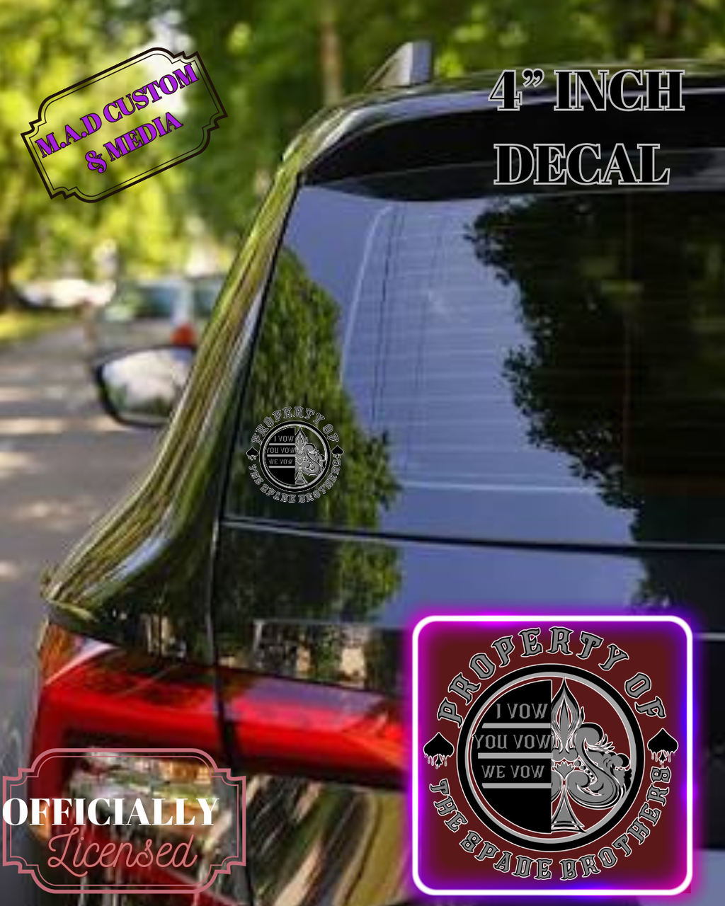 OFFICIALLY LICENSED SHANTEL TESSIER CAR DECALS (Copy)