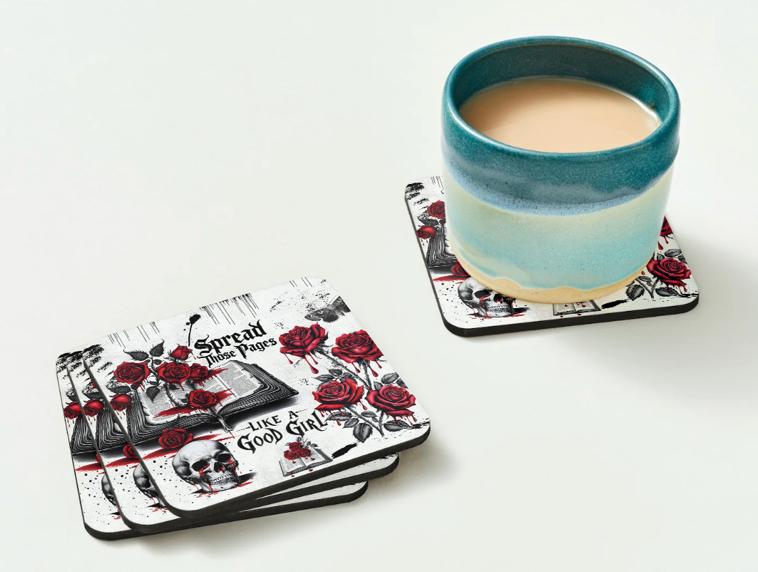 SPREAD THOSE PAGES COASTERS (Copy)