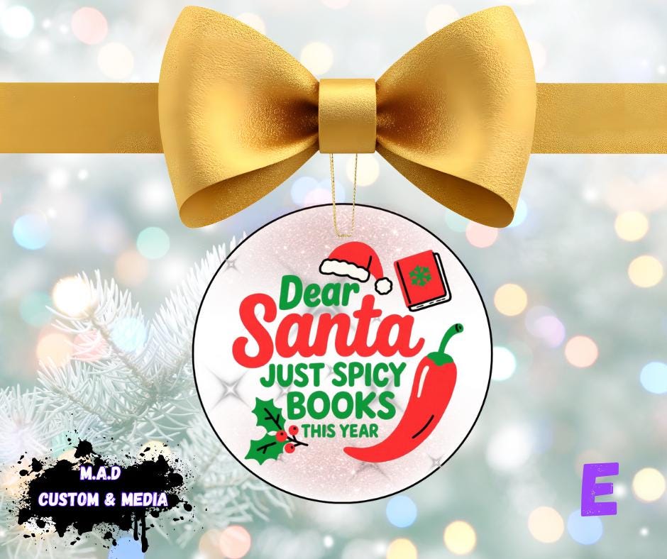 Bookish Ornaments Smut Edition