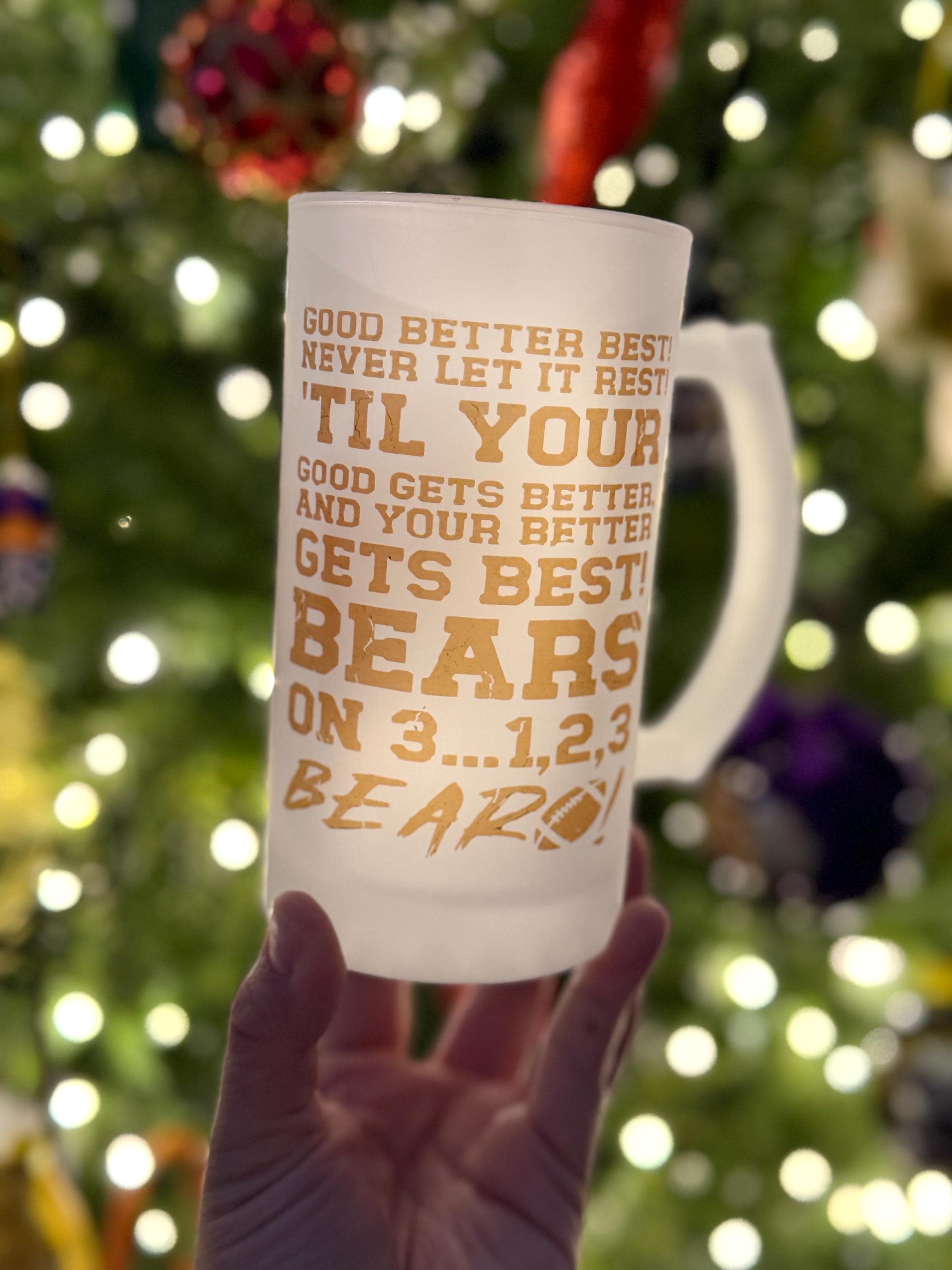 Good Better Best Beer Mug
