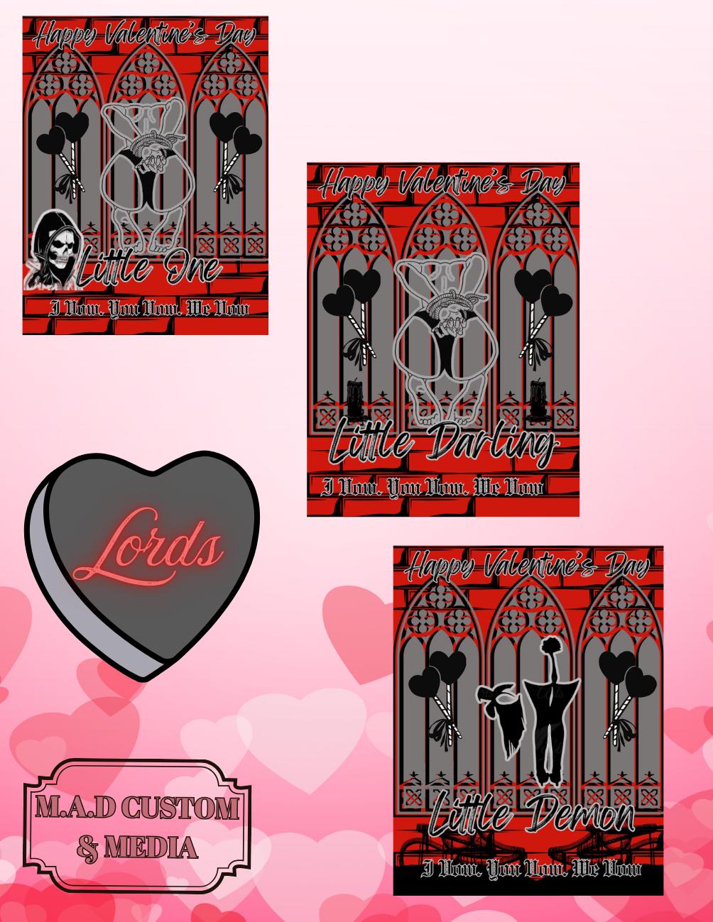Officially Licensed Metal Valentines Bookshelf Decor Lords & Spades (Copy)