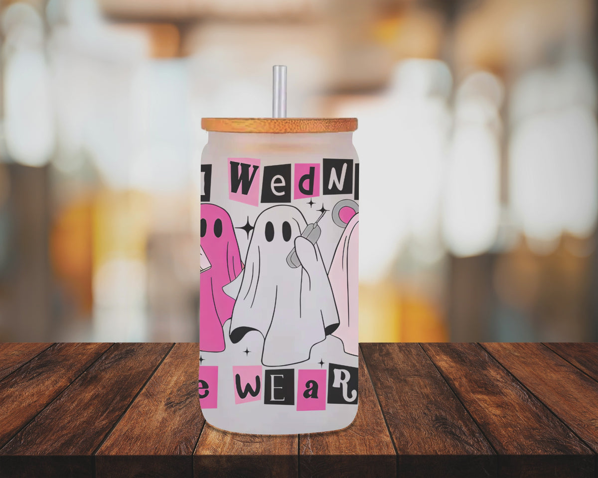 WEDNESDAY WE  WEAR PINK CUP