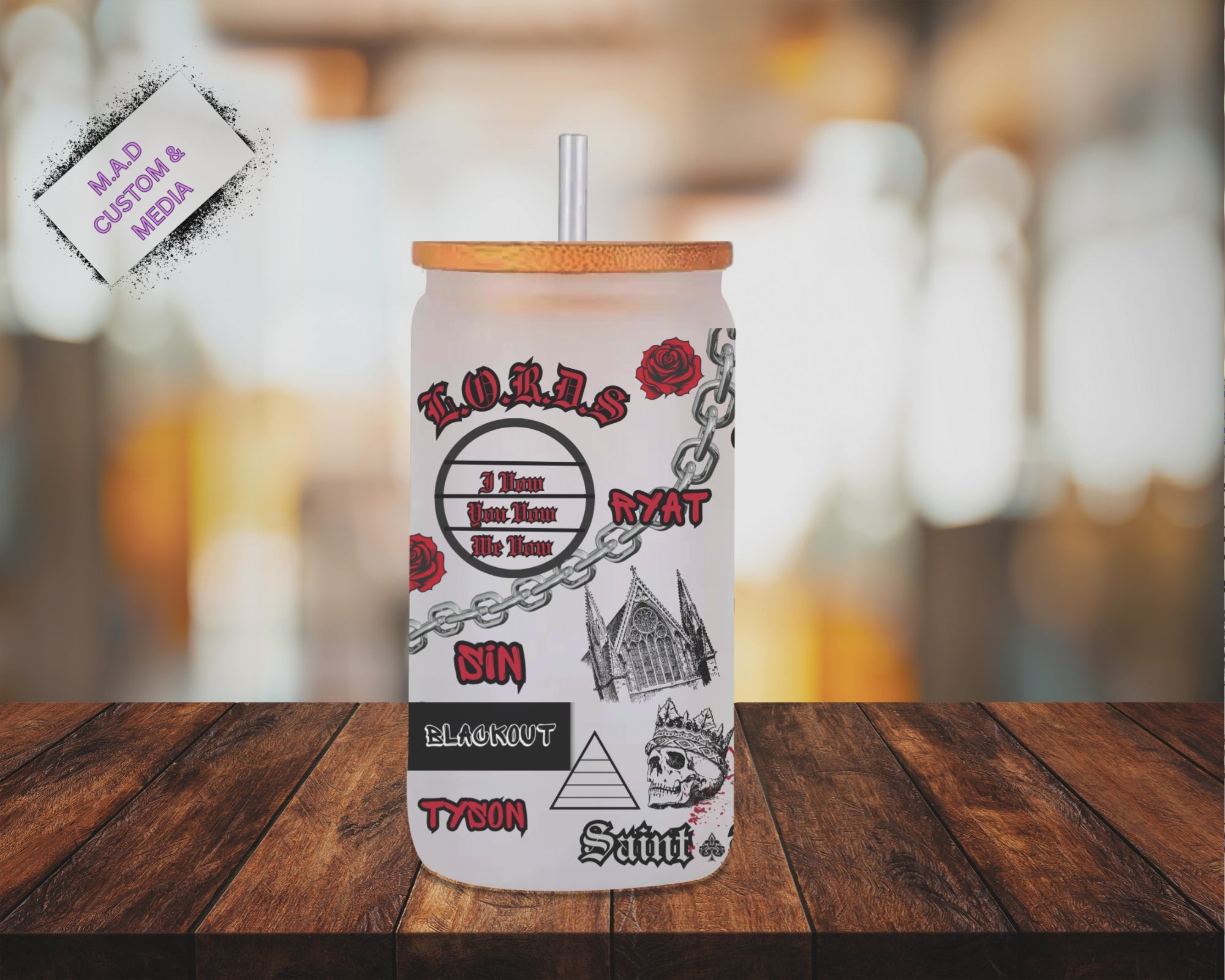 L.O.R.D.S-Spade Brothers-Kings Clear Glass (Copy)